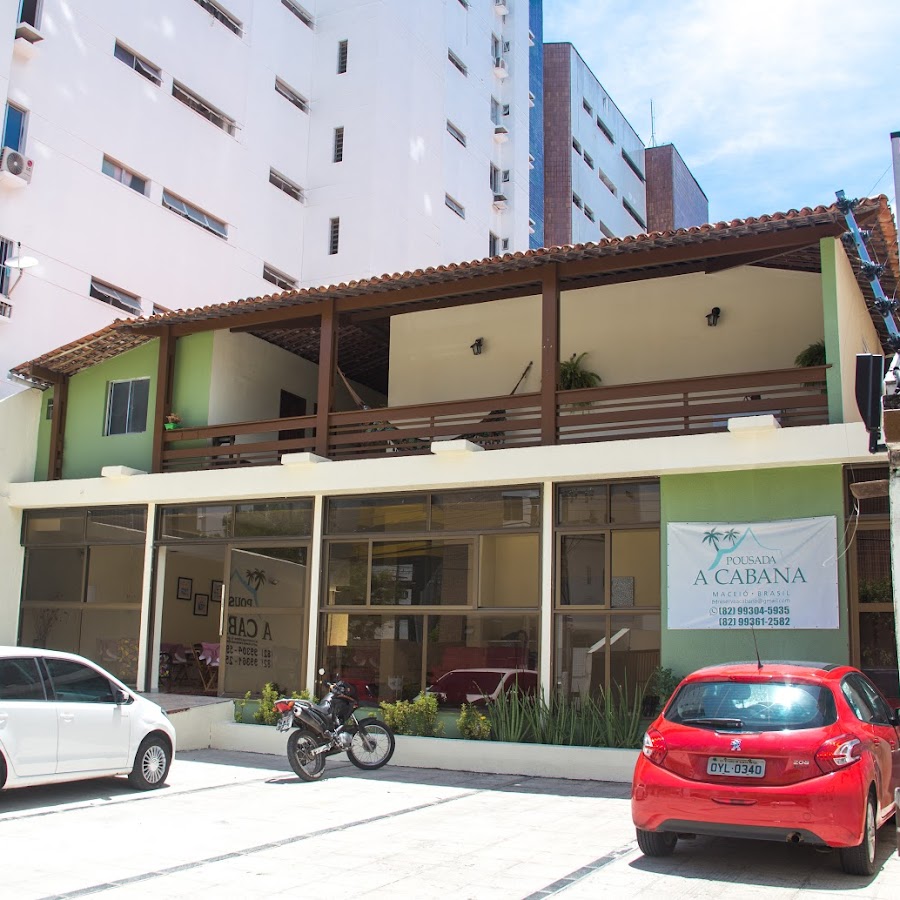 Cabana pequena na praia