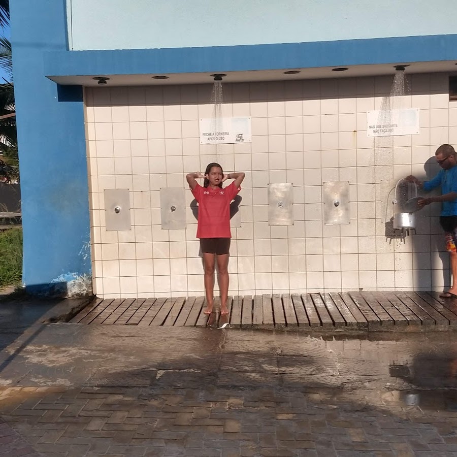 Chuveiro público na praia