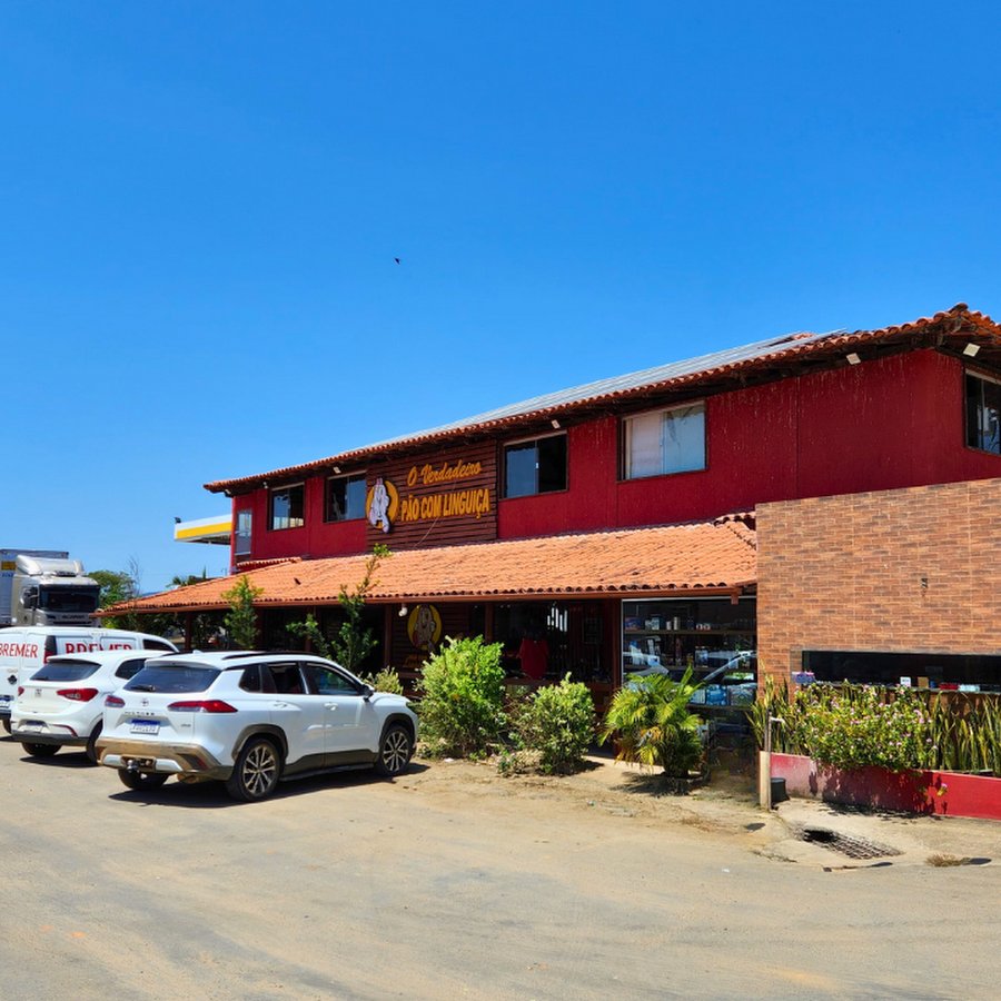 O verdadeiro pão com linguiça.