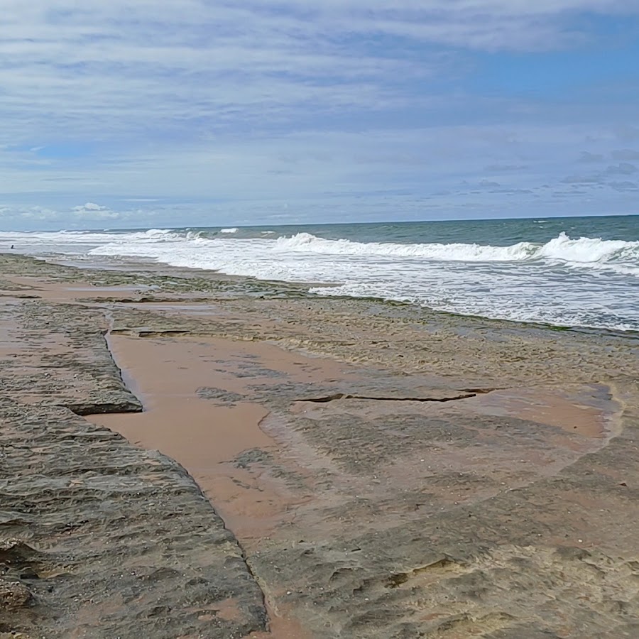 orla da praia próximo à barraca Rosa