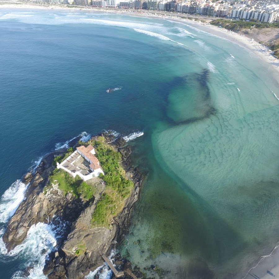 Bolsão em frente à praia