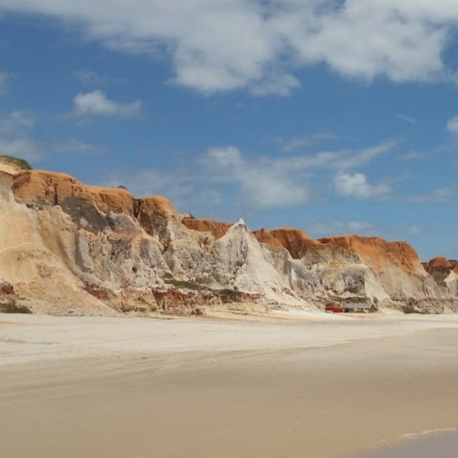 Barreira na Praia das fontes