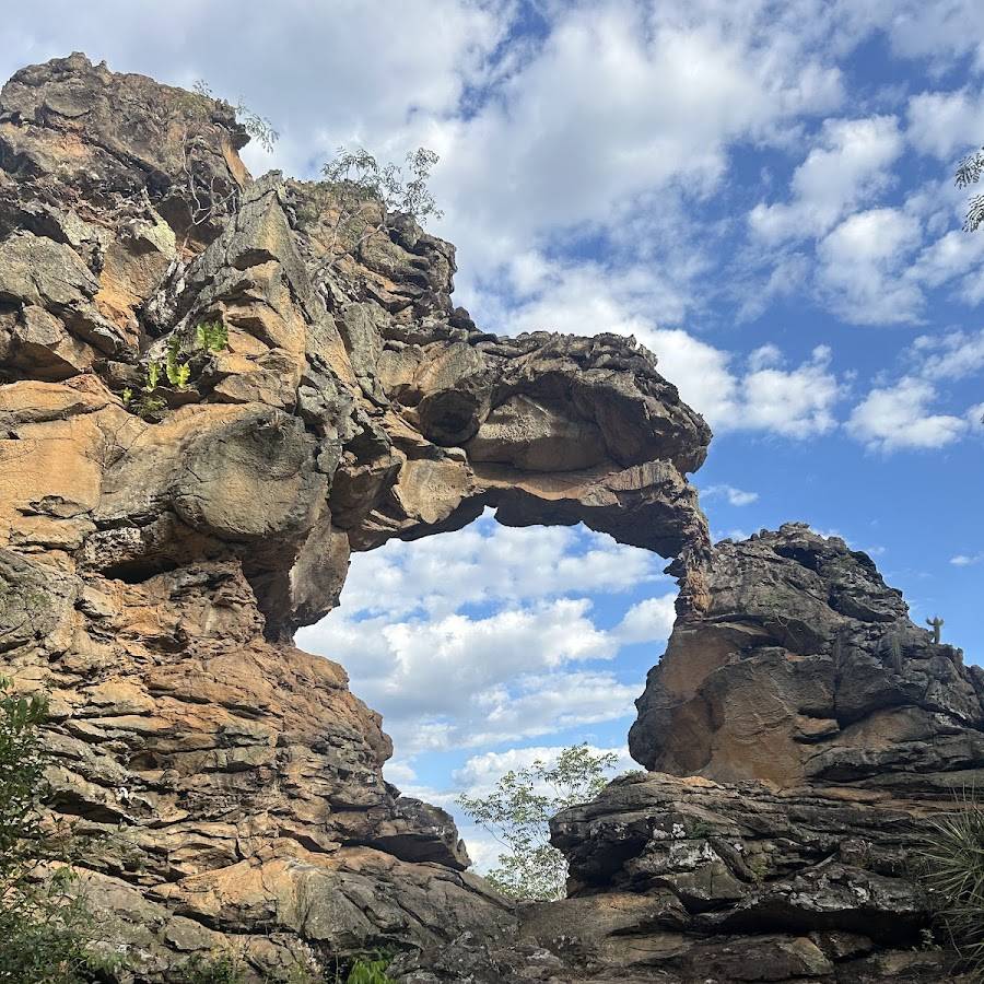 Portão norte do parque nacional de sete cidades