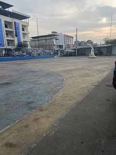 A parte de trás do estádio Humberto Arteta Mayesa