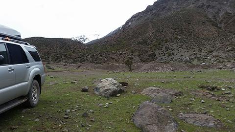 Above river