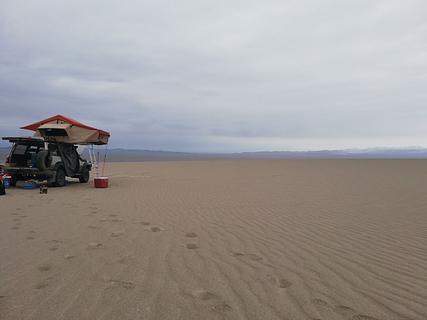 Acampamento nas Dunas do Deserto
