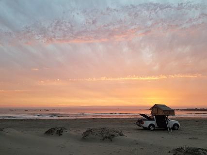 Acampamento de Praia Perfeito