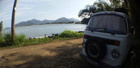 Acampamento na Praia de Ubatuba