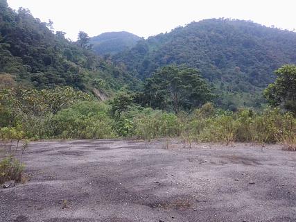 Acampamento na Selva à Beira da Estrada no Rio Yananas