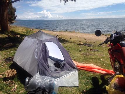 Acampamento selvagem limpo