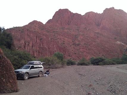 Acampamento selvagem nas montanhas de Tupiza, 4x4!!