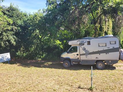 Acampamento selvagem no passo