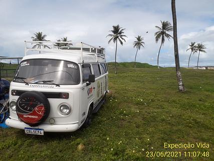 Acampamento selvagem em Pirambu