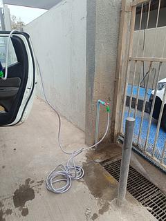 Água no posto Shell