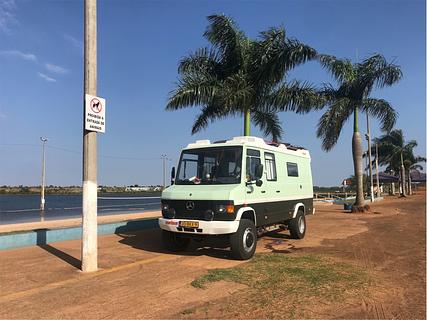 Alto Taquari - acampamento selvagem à beira do lago
