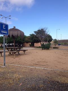 Área de descanso da rodovia