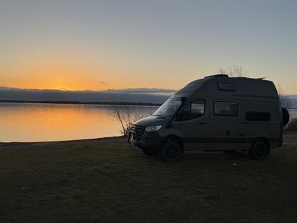 At the river