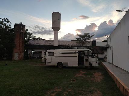 atrás do posto Peterobras