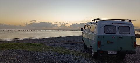 Beach camping
