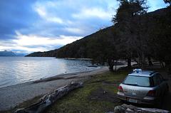 Beach. Lago Traful