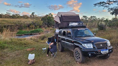 Bom lugar para acampar perto da cachoeira