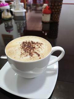 Café autêntico perfeito para viajantes