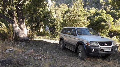 Camp site near the river