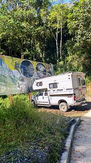 Camping at Ventanas Sign