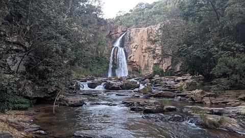 Camping cachoeira Fecho da Serra