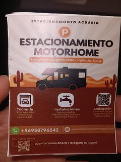 Camping para motorhome e moto