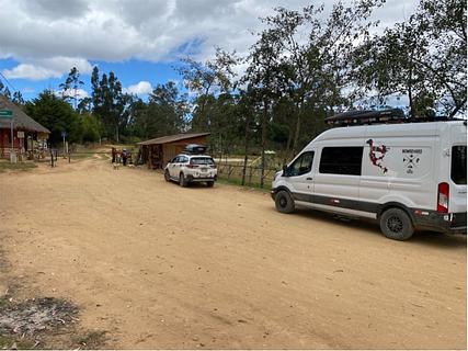 Cañon del sonche - estacionamento - entrada