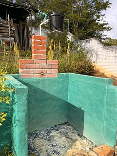 Chuveiro de enxágue da piscina