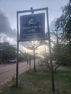 Chuveiro grátis e WiFi