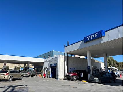 Chuveiro quente gratuito no YPF Matias