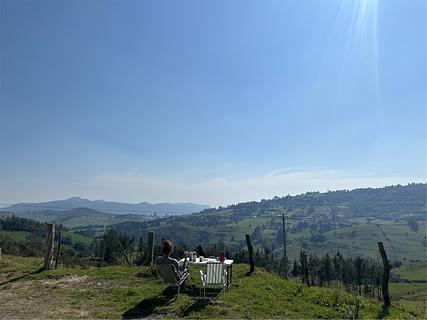 Colina com vista incrível
