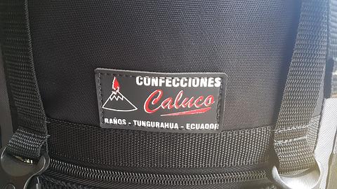 Confecciones Caluco, mochilas feitas localmente