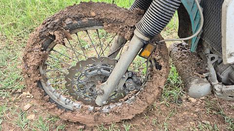 Deep red clay