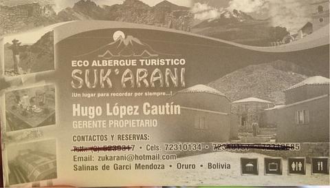 Eco Albergue Turistico Suk'Arani