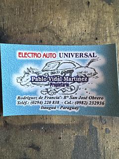 Ekectro Auto Universal - Pablo Vidal