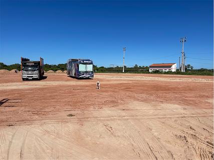 entrada de estacionamento na cidade