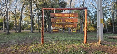 Entrada leste do Parque Paso Bravo