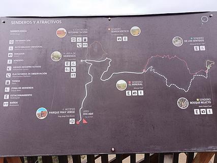 Entrada. Parque Nacional Fray Jorge.