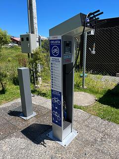 Estação de manutenção de bicicletas