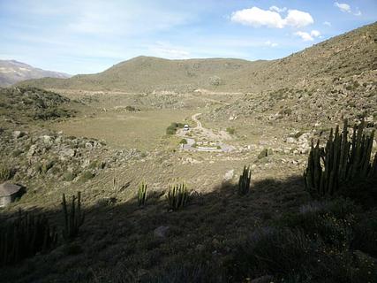 estacionamento antigo da cruz del condor