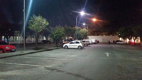 Estacionamento no centro da cidade