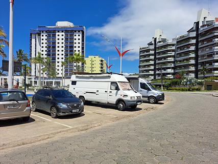 Estacionamento grátis na praia