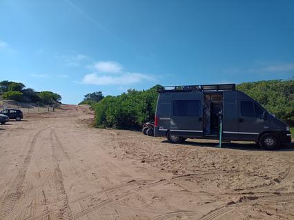Estacionamento perto da Praia