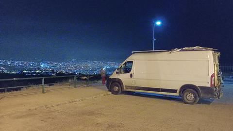 Estacionamento no ponto mais alto de Viña
