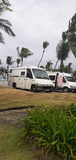 Estacionamento público na praia do Flamengo