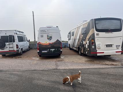 Estacionamiento cerca de la playa